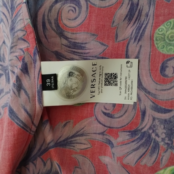 Versace "Trend" Men's button up patterned shirt - Picture 4 of 4